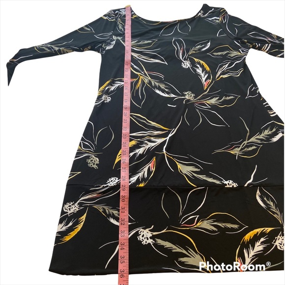 NWT Soma Black Floral Dress Size XL - Picture 8 of 9